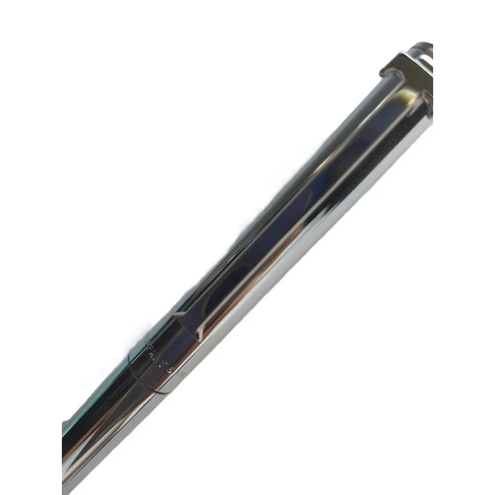 Tiffany & Co Silver Retractable Ballpoint Pen Ribbed T-Clip with Pouch and Box